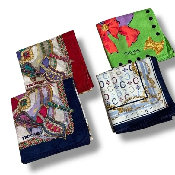 👹🧡👹 LUXURY SCARF OR HANDKERCHIEF SHOWDOWN 👹🧡👹 GRAB SOME LUXURY FOR LESS! PROMO - Picture 13 of 14